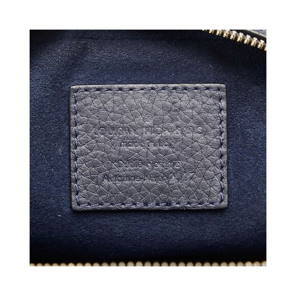 Pre Loved Louis Vuitton Taurillon Danube LV Circle PM Women Blue Crossbody Bags - Picture 6 of 8